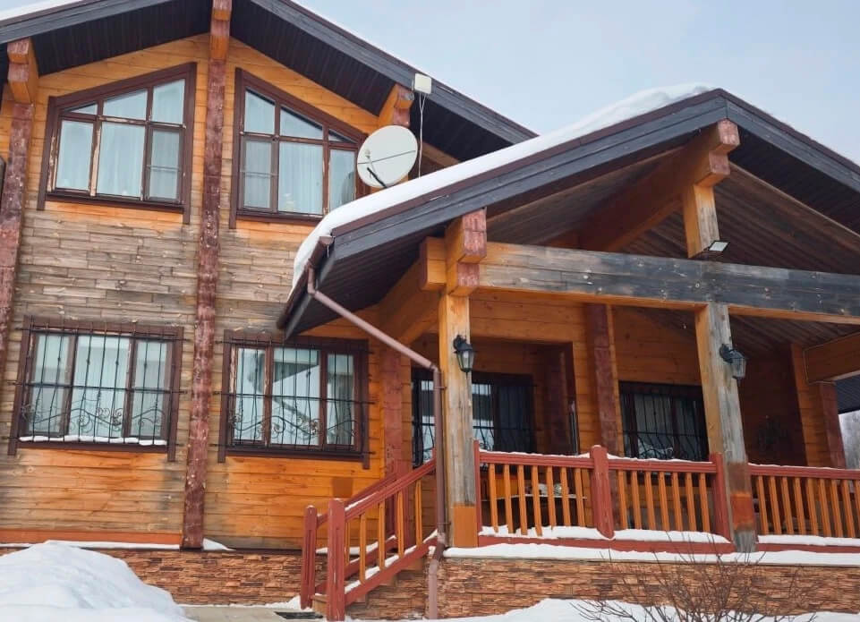 Защитить деревянный дом от синевы